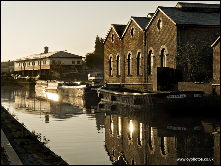 Sepia Barges